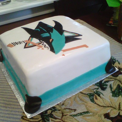 San Jose Sharks Cake
