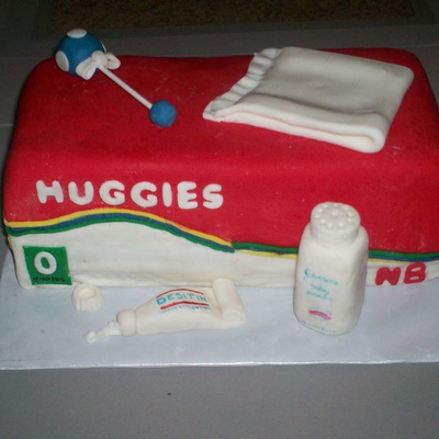 Huggies Diapers Cake