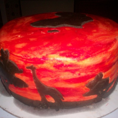 Africa Birthday Cake