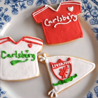 Liverpool Football Cookies