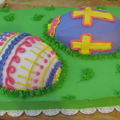 Easter Egg Hunt Cake