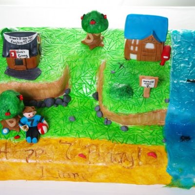 Animal Crossing Cake