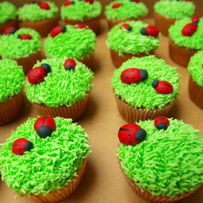 Ladybug Cupcakes