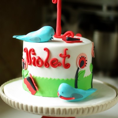 First Birthday-Spring Theme