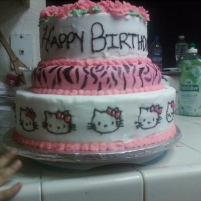 Hello Kitty Birthday Cake