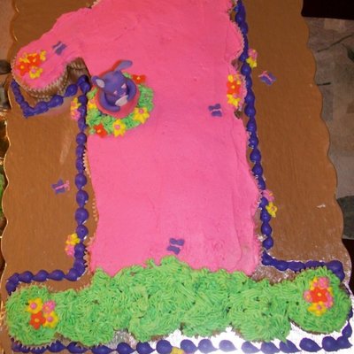 "1" Cupcake Cake
