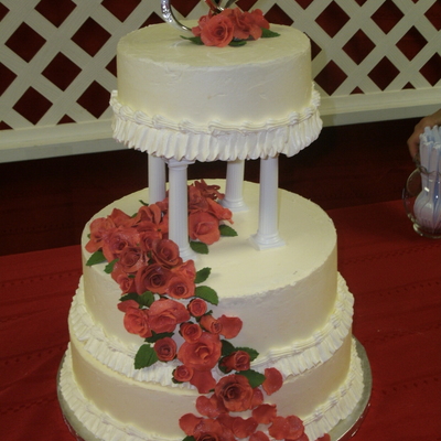 Valintine's Day Wedding Cake