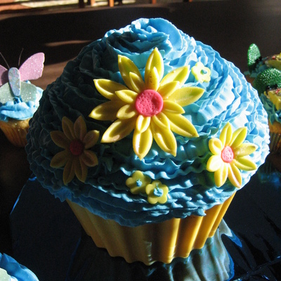 Giant Birthday Cupcake