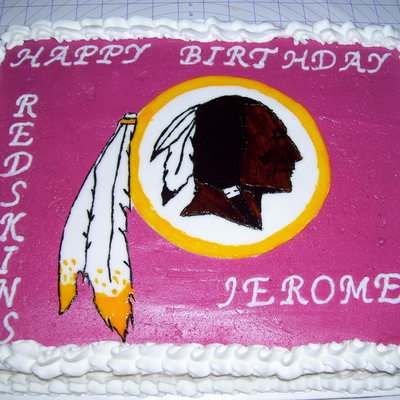 Redskins Cake