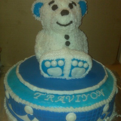 Boy's Baby Shower Cake
