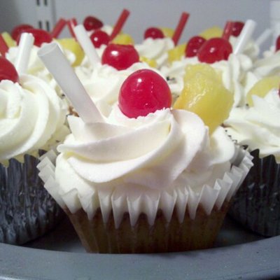 Pina Colada Cupcake