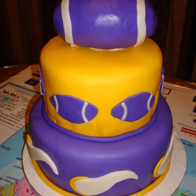 Minnesota Vikings Football Cake