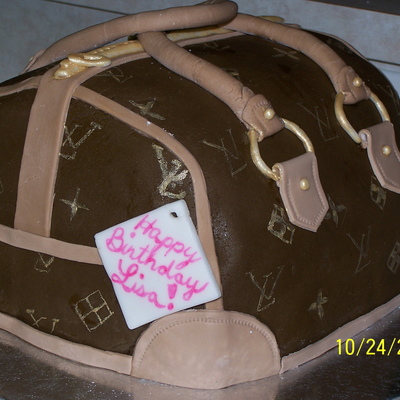 Lv Purse Cake