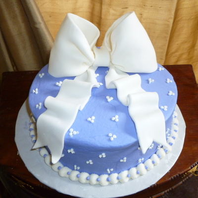 Purple Birthday Bow