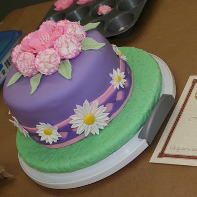 Wilton Course: Fondant &gum Paste (Final Cake)
