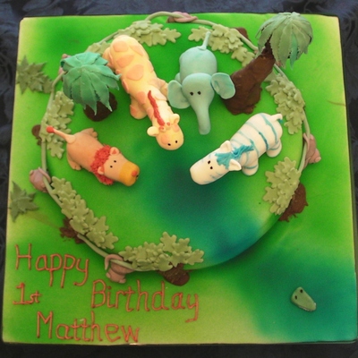 3D Jungle Cake