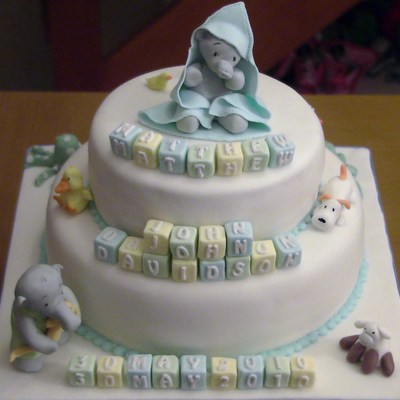 Humphrey's Corner Christening Cake