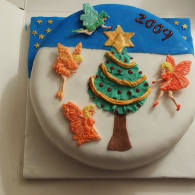 Fairies Decorating The Christmas Tree