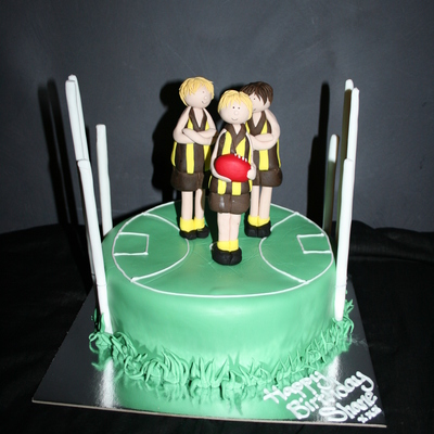 Afl Hawthorn Birthday Cake