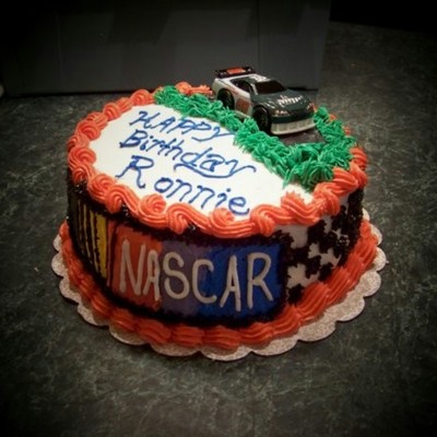 Nascar Birthday Cake