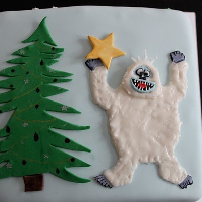 Abominable Snowman Cake
