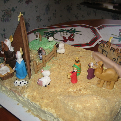 Nativity Scence Cake