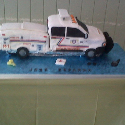 Rescue Car Cake