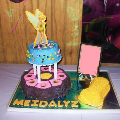 Tinker Bell First Year Birthday Cake