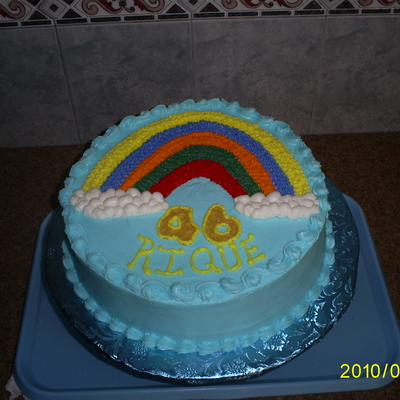 Rainbow Birthday Cake