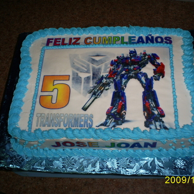 Transformers Cake