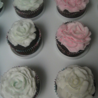 Vegan Flower Cupcakes