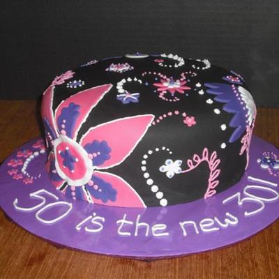 Birthday Cake "50 Is The New 30"