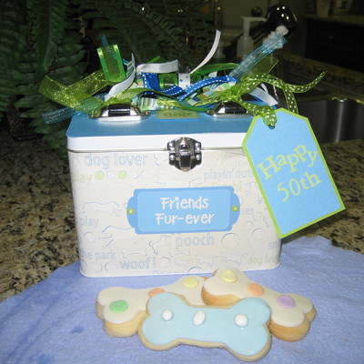 Dog Shaped Cookies For A Dog Breeder Friend