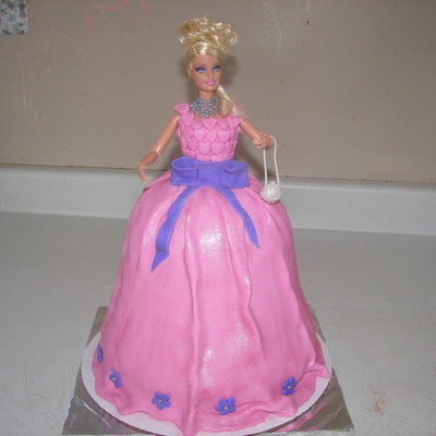 Barbie Doll Cake