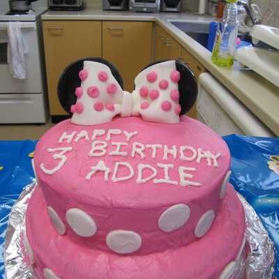 Minnie Mouse Birthday Cake