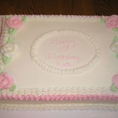 15Th Birthday Cake