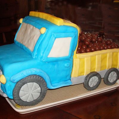 Dump Truck Cake