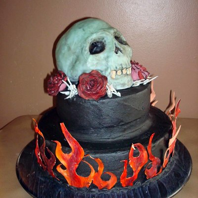 Skull Cake