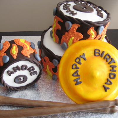 Drum Set Cake