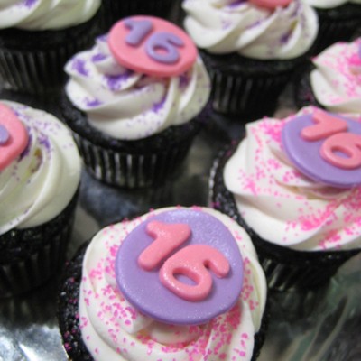Sweet Sixteen Cupcakes