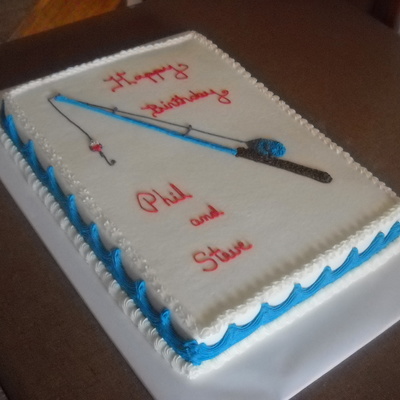 Fishing Birthday Cake