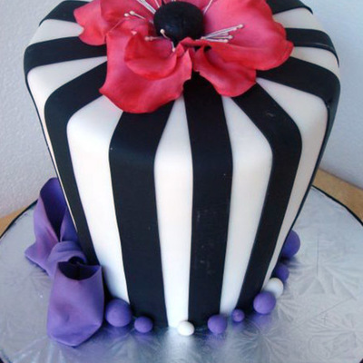 Topsy Turvy Style Birthday Cake!