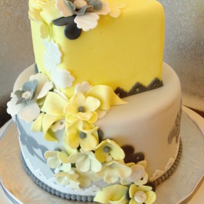 Fabric Inspired Cake!