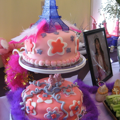Fancy Nancy Cake