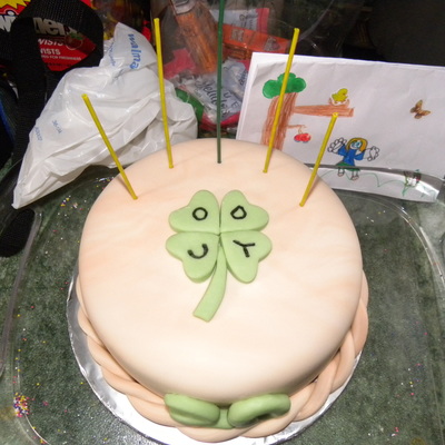 Clover Birthday Cake