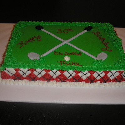 Golfer's 50Th Birthday