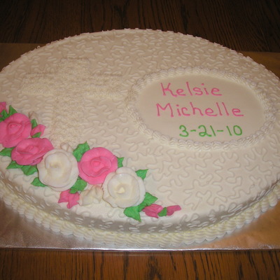 Baptism Cake