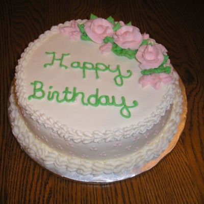 8" Round Birthday Cake