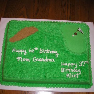 Golf B-Day Cake