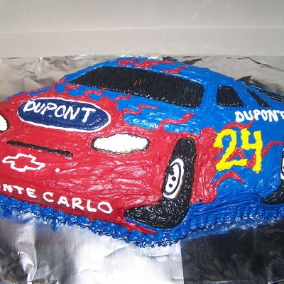 Jeff Gordon Birthday Cake